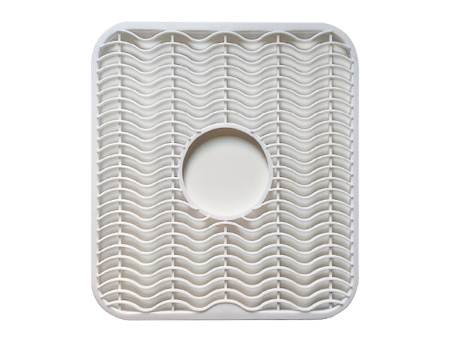 Kitchen Sink Protector Mat – 11 x 12 Inch Non-Slip Sink Mat for Dish & Glass Protection