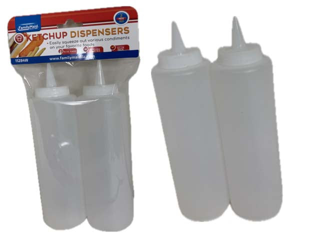 2-Piece Ketchup Dispenser Squeeze Bottle Set