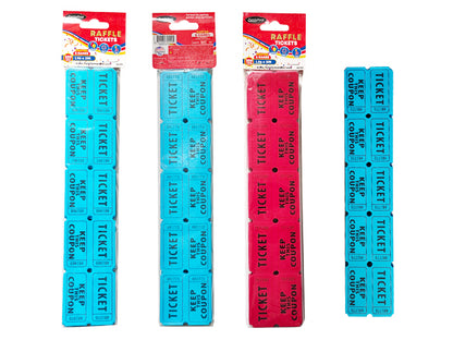 Rafle tickets 200 pieces two colors
