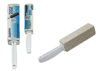 Pumice Stone Toilet Cleaner with Handle – Hard Water Stain & Limescale Remover