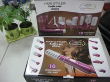 Load image into Gallery viewer, Supply multi-function direct hair furl hair dryer comb high power home hair style instrument set 10
