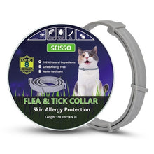 Load image into Gallery viewer, Dewel All Cat Dog Collar Anti Flea Ticks Mosquitoes Outdoor Protective Adjustable Pet Collars 8 Months Long-term Protection
